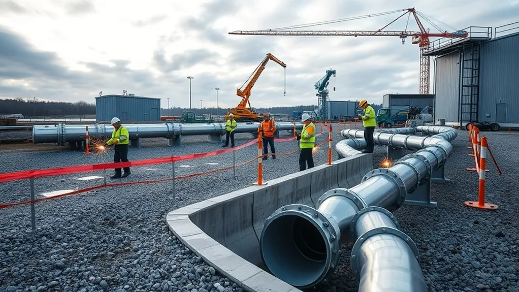 Gas & Oil Pipe Ducting & Installation in Folkestone